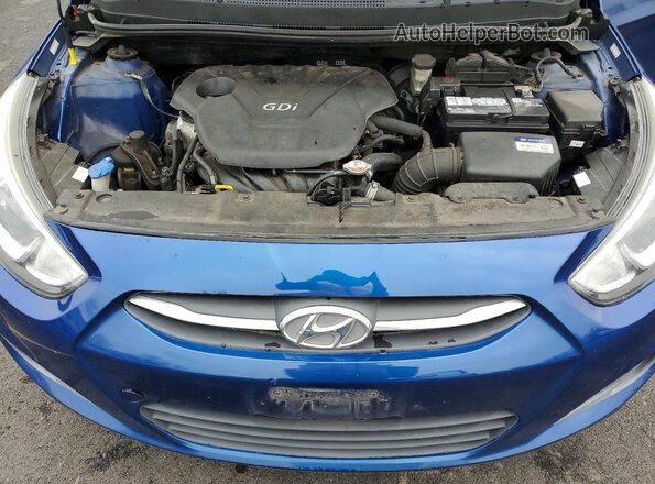 KMHCT5AE4GU255552 2016 HYUNDAI ACCENT Blue Rear interior view