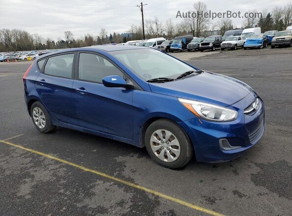 KMHCT5AE4GU255552 2016 HYUNDAI ACCENT Blue Front right