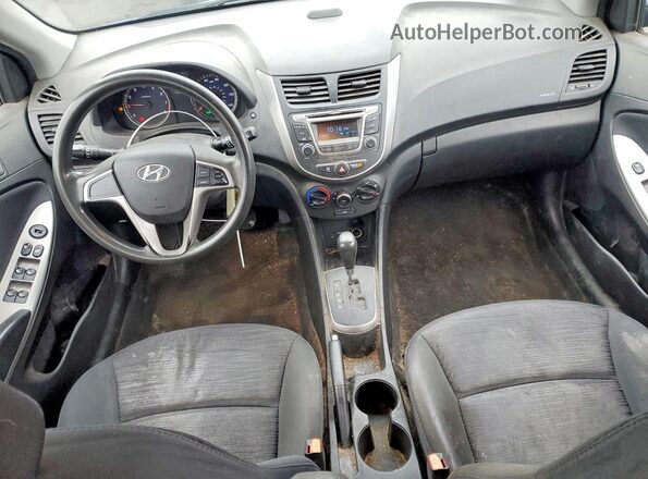 KMHCT5AE4GU255552 2016 HYUNDAI ACCENT Blue Dashboard view