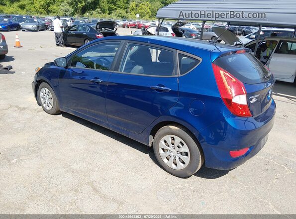 KMHCT5AE4GU262517 2016 HYUNDAI ACCENT Blue Задня ліва чверть