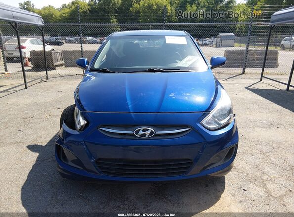 KMHCT5AE4GU262517 2016 HYUNDAI ACCENT Blue Вид щитка приладів