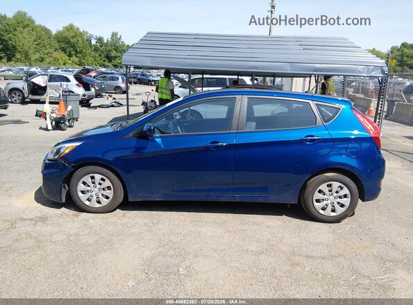 KMHCT5AE4GU262517 2016 HYUNDAI ACCENT Blue Панорамний вид салону 360°