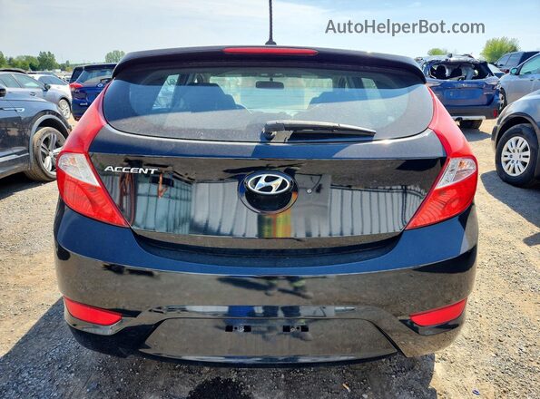 KMHCT5AE4HU313659 2017 HYUNDAI ACCENT Black Rear view