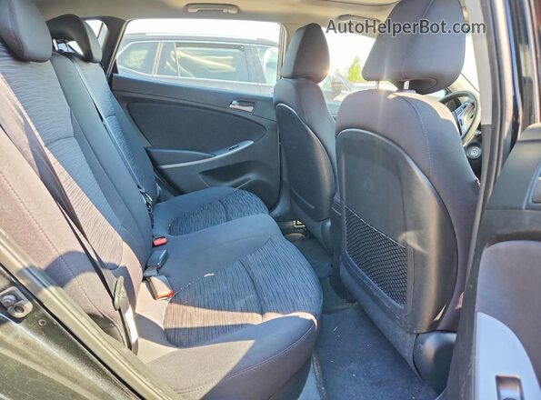 KMHCT5AE4HU313659 2017 HYUNDAI ACCENT Black Rear seats view
