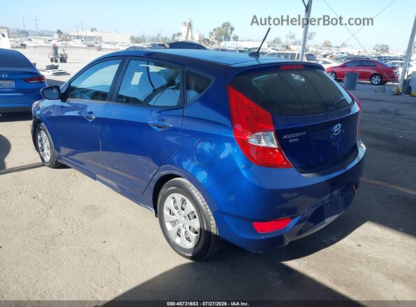 KMHCT5AE4HU315119 2017 HYUNDAI ACCENT Blue Trasero izquierdo