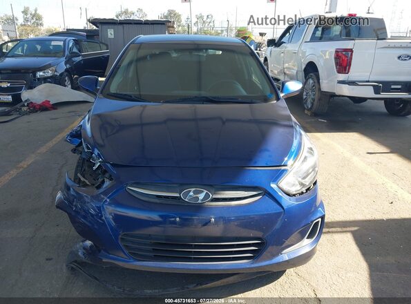 KMHCT5AE4HU315119 2017 HYUNDAI ACCENT Blue Vista del cuadro de instrumentos