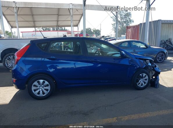 KMHCT5AE4HU315119 2017 HYUNDAI ACCENT Blue Vista interior trasera
