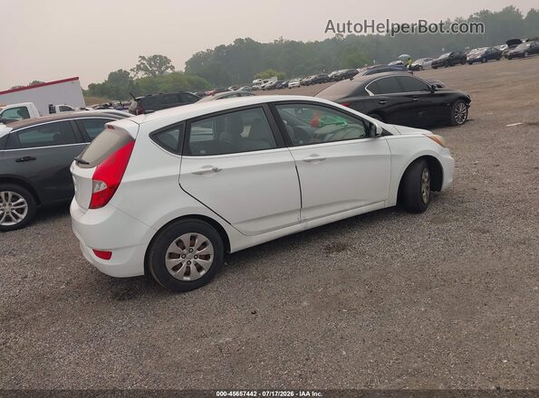 KMHCT5AE5HU335220 2017 HYUNDAI ACCENT White Հետևի աջ