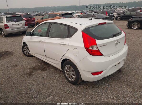 KMHCT5AE5HU335220 2017 HYUNDAI ACCENT White Հետևի ձախ