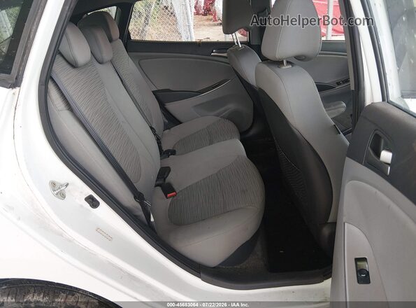 KMHCT5AE6GU239143 2016 HYUNDAI ACCENT White Вид наклейки з VIN-кодом