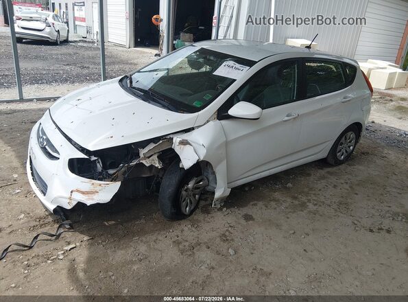 KMHCT5AE6GU239143 2016 HYUNDAI ACCENT White Передня ліва чверть