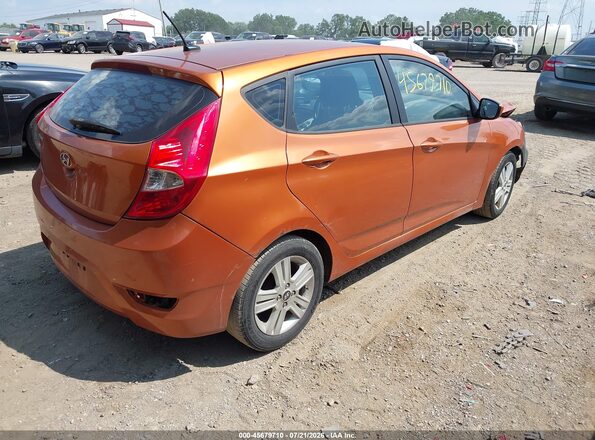 KMHCT5AE6GU244276 2016 HYUNDAI ACCENT Orange Rear right