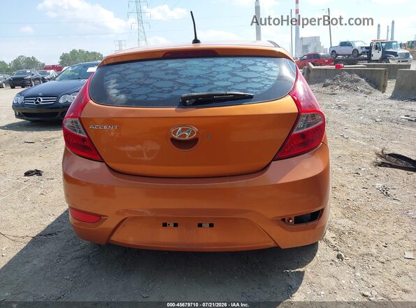 KMHCT5AE6GU244276 2016 HYUNDAI ACCENT Orange 