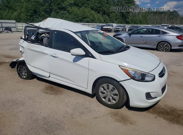KMHCT5AE6GU252782 2016 HYUNDAI ACCENT White Przód prawy