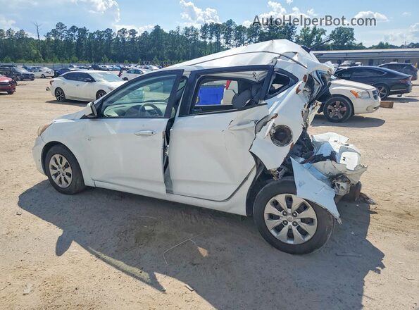 KMHCT5AE6GU252782 2016 HYUNDAI ACCENT White Tył lewy