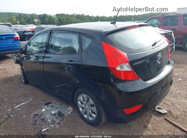 KMHCT5AE6GU281361 2016 HYUNDAI ACCENT Черный Задняя левая четверть