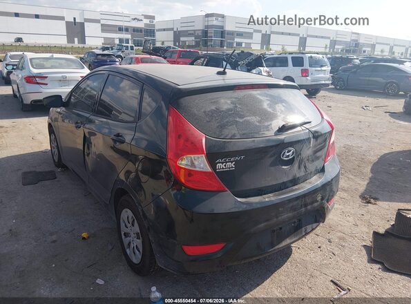 KMHCT5AE6HU301139 2017 HYUNDAI ACCENT Black Задня ліва чверть