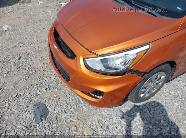 KMHCT5AE6HU326509 2017 HYUNDAI ACCENT Оранжевый Вид спереди