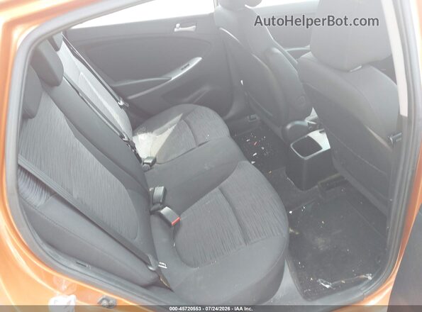 KMHCT5AE6HU326509 2017 HYUNDAI ACCENT Оранжевый Вид наклейки с VIN-кодом