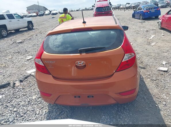KMHCT5AE6HU326509 2017 HYUNDAI ACCENT Оранжевый 