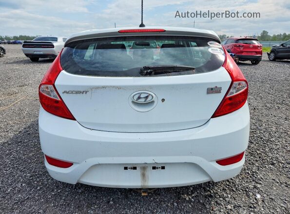 KMHCT5AE6HU335758 2017 HYUNDAI ACCENT White უკანა ხედი