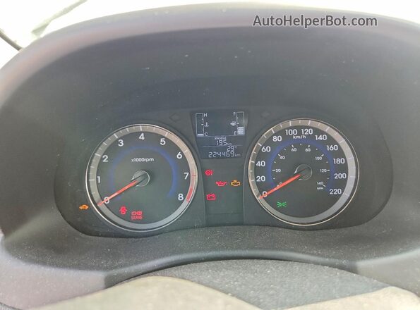 KMHCT5AE6HU335758 2017 HYUNDAI ACCENT White ხელსაწყოთა პანელის ხედი