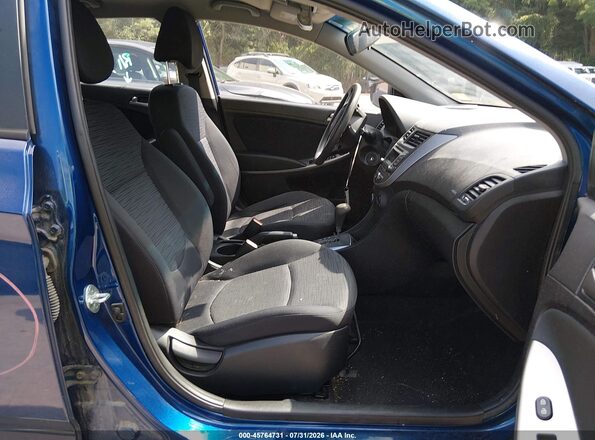 KMHCT5AE7GU244299 2016 HYUNDAI ACCENT Blue Սալոնի դիմացի տեսք