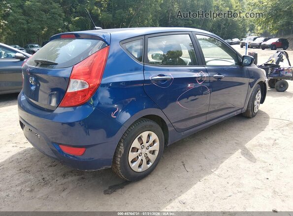 KMHCT5AE7GU244299 2016 HYUNDAI ACCENT Blue Հետևի աջ