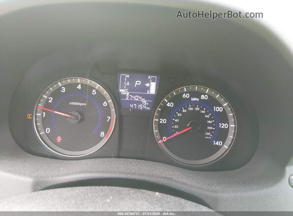 KMHCT5AE7GU244299 2016 HYUNDAI ACCENT Blue Հետևի նստատեղերի տեսք