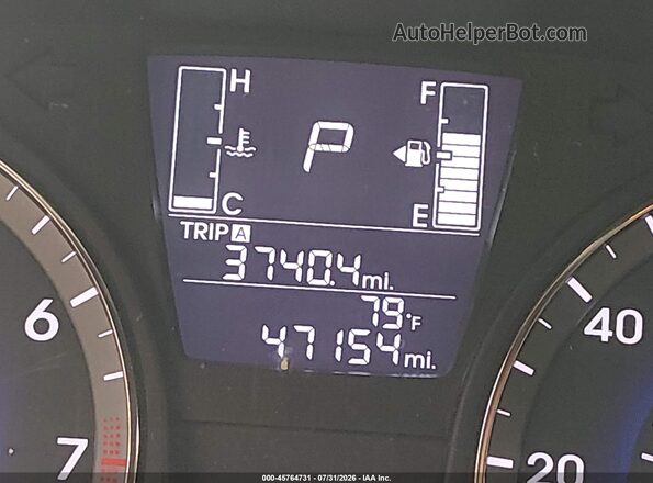 KMHCT5AE7GU244299 2016 HYUNDAI ACCENT Blue Սարքավորումների վահանակի տեսք