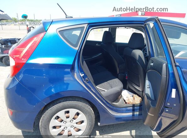 KMHCT5AE7GU254945 2016 HYUNDAI ACCENT Blue Вид наклейки з VIN-кодом