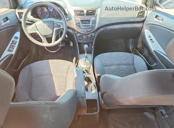 KMHCT5AE7GU263211 2016 HYUNDAI ACCENT Silver Вид панелі приладів