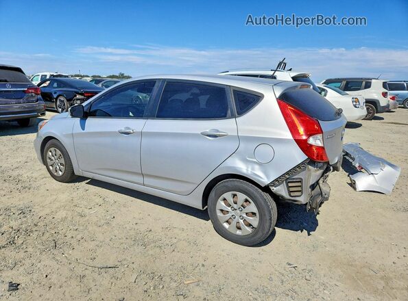 KMHCT5AE7GU263211 2016 HYUNDAI ACCENT Silver Задня ліва чверть