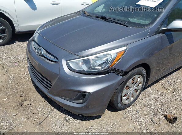 KMHCT5AE7GU268831 2016 HYUNDAI ACCENT Gray Front view