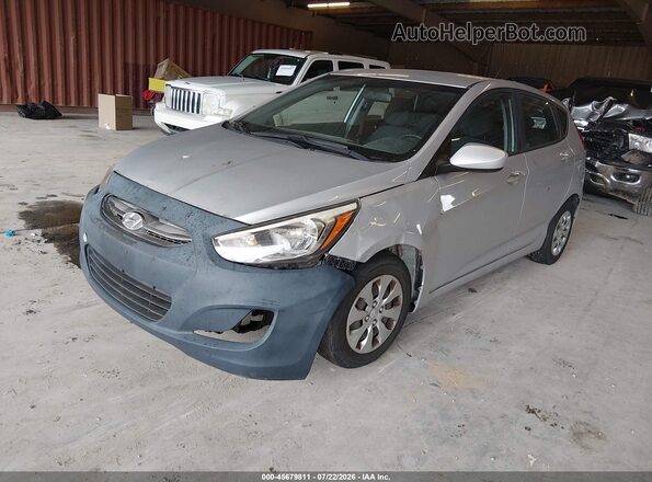 KMHCT5AE7GU279747 2016 HYUNDAI ACCENT Silver Передня ліва чверть