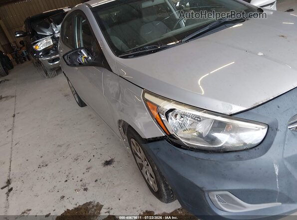 KMHCT5AE7GU279747 2016 HYUNDAI ACCENT Silver Вид спереду
