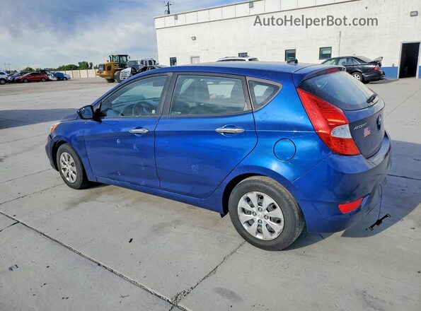 KMHCT5AE7GU280512 2016 HYUNDAI ACCENT Blue უკანა მარცხენა