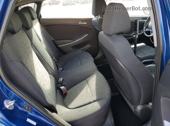 KMHCT5AE7GU280512 2016 HYUNDAI ACCENT Blue უკანა სავარძლების ხედი