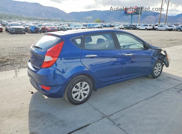 KMHCT5AE7GU280512 2016 HYUNDAI ACCENT Blue უკანა მარჯვენა