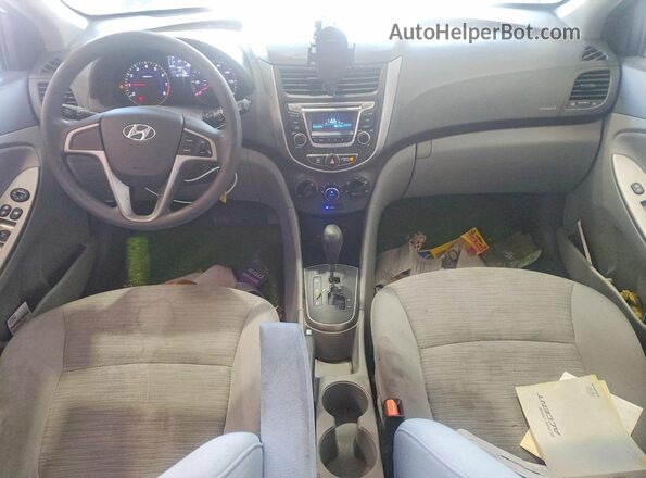 KMHCT5AE7HU319682 2017 HYUNDAI ACCENT White Dashboard view