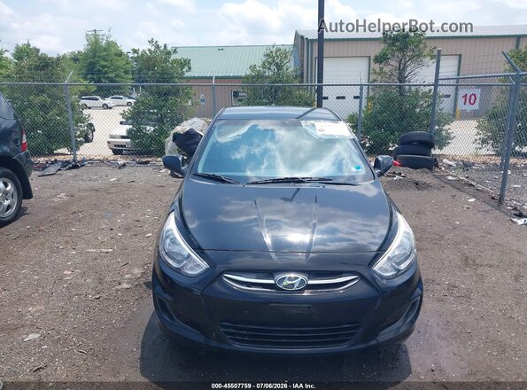KMHCT5AE7HU336840 2017 HYUNDAI ACCENT Black Вид спереду
