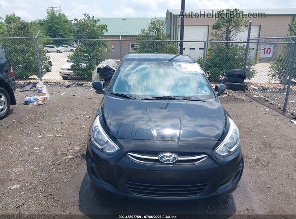 KMHCT5AE7HU336840 2017 HYUNDAI ACCENT Black Вид щитка приладів