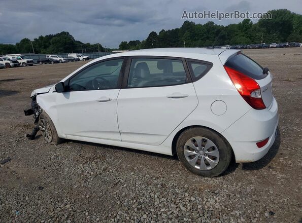 KMHCT5AE7HU351791 2017 HYUNDAI ACCENT White Задня ліва чверть