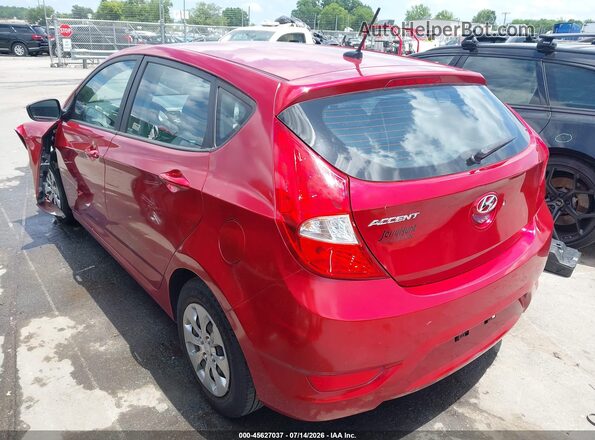 KMHCT5AE7HU357753 2017 HYUNDAI ACCENT Burgundy უკანა მარცხენა