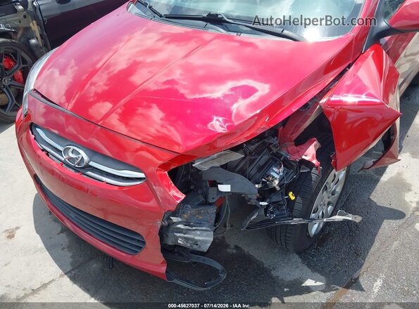 KMHCT5AE7HU357753 2017 HYUNDAI ACCENT Burgundy წინა ხედი