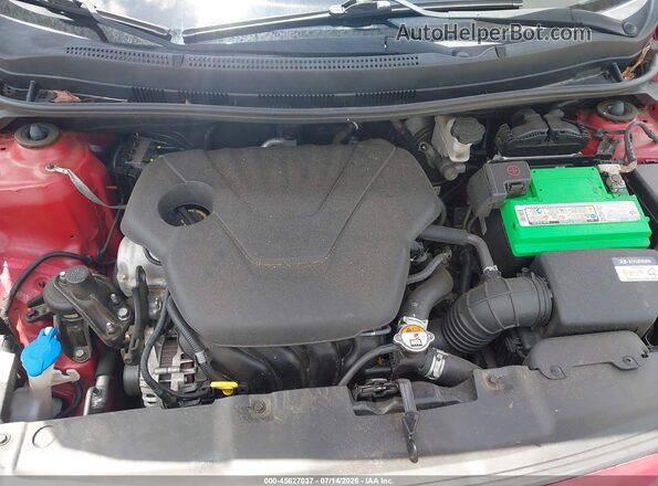 KMHCT5AE7HU357753 2017 HYUNDAI ACCENT Burgundy უკანა ხედი