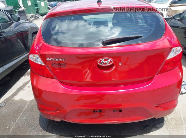 KMHCT5AE7HU357753 2017 HYUNDAI ACCENT Burgundy 