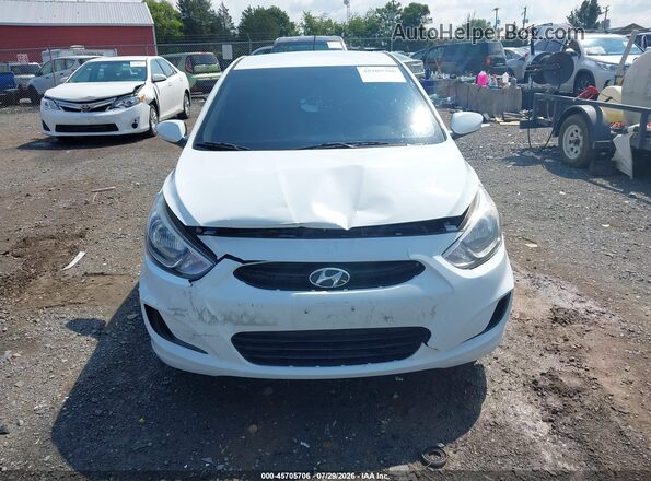 KMHCT5AE8GU241315 2016 HYUNDAI ACCENT Белый Вид щитка приборов