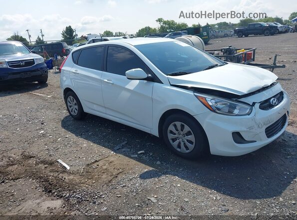 KMHCT5AE8GU241315 2016 HYUNDAI ACCENT Белый Вид задней части салона