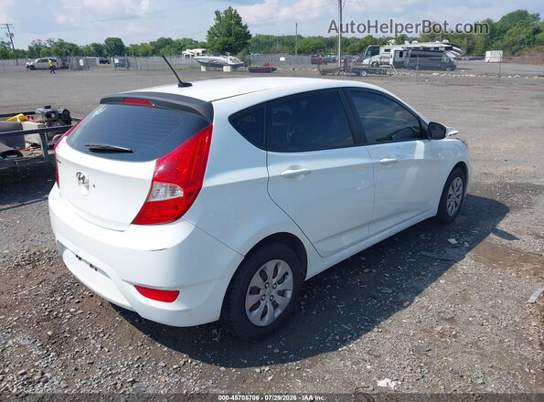 KMHCT5AE8GU241315 2016 HYUNDAI ACCENT Белый Задняя правая четверть